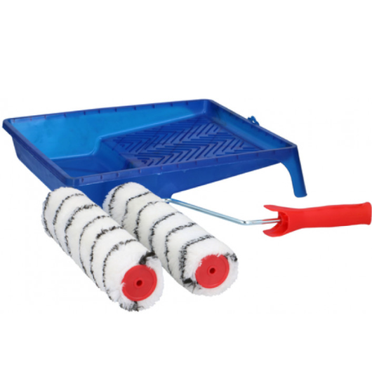 Roller për ngjyrosje, set me tabak 2
