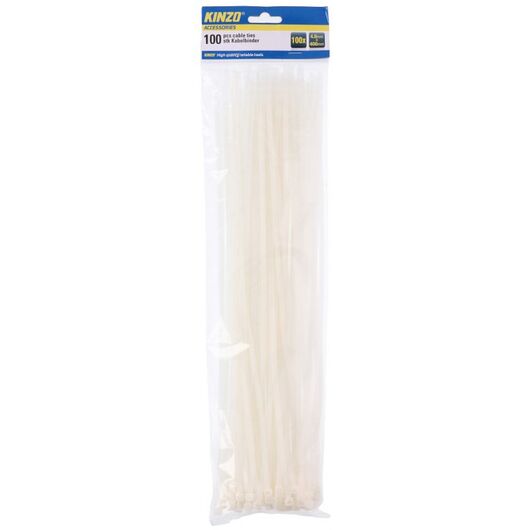 Lidhese pvc te bardha, 100pcs 4.8x200mm